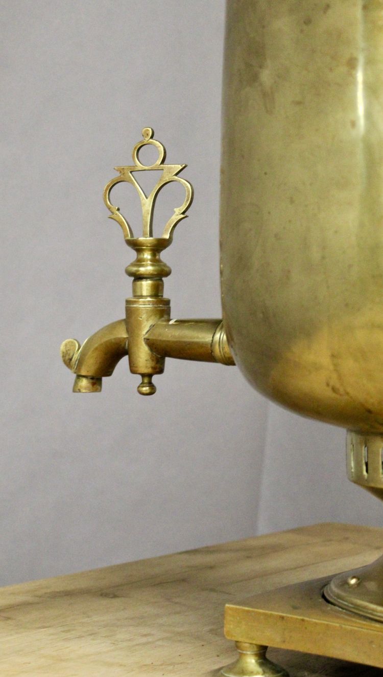 Importante Samovar in rame XIX secolo Pavel Kalinin Mosca