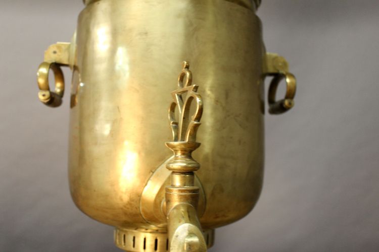 Importante Samovar in rame XIX secolo Pavel Kalinin Mosca