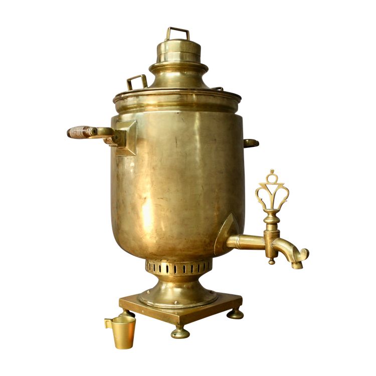 Importante Samovar in rame XIX secolo Pavel Kalinin Mosca