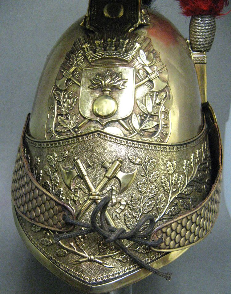 Officer Firefighter Helmet Mle 1821 City of Ste Maure.