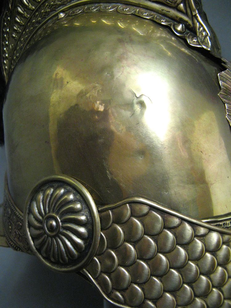 Officer Firefighter Helmet Mle 1821 City of Ste Maure.