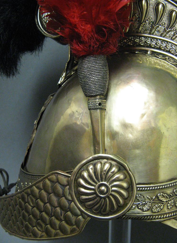 Officer Firefighter Helmet Mle 1821 City of Ste Maure.