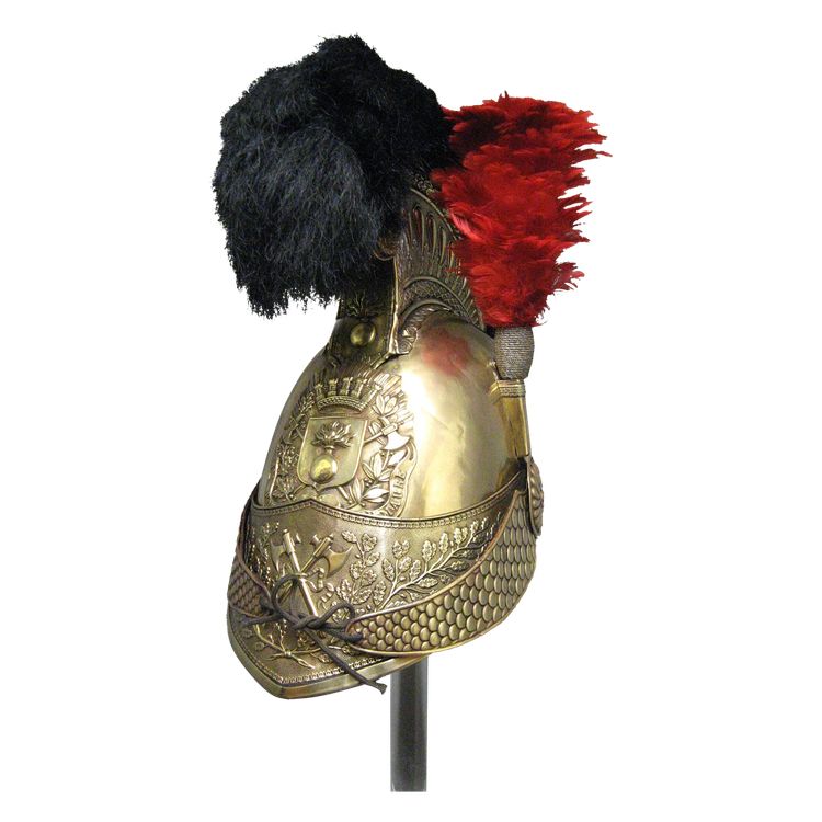 Officer Firefighter Helmet Mle 1821 City of Ste Maure.