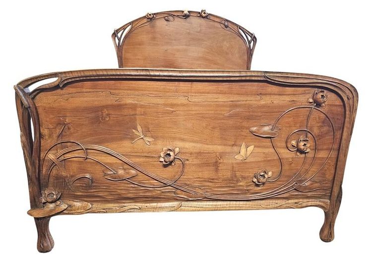 Camera da letto Art Nouveau "Ninfee e canne" della Galleria Mathieu