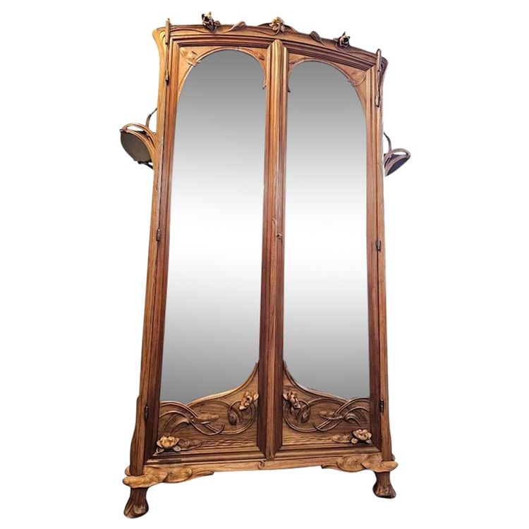 Camera da letto Art Nouveau "Ninfee e canne" della Galleria Mathieu