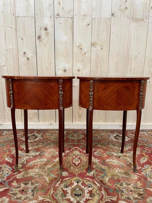 Paire de tables de chevet style Louis XV -Transition