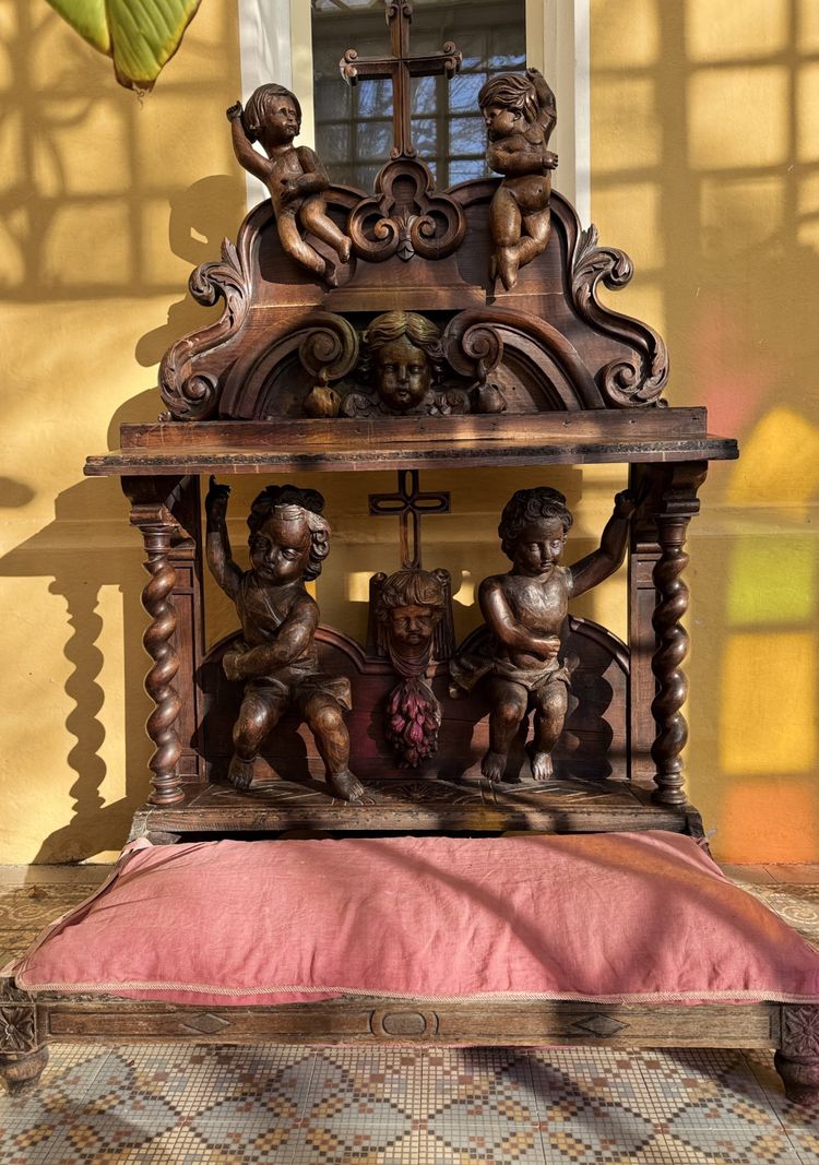 Important double Prie-Dieu – XVIIIe  