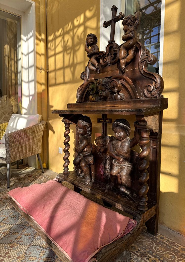 Important double Prie-Dieu – XVIIIe  
