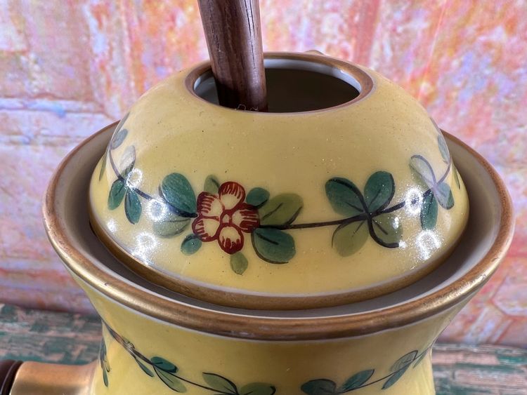 RARE CHOCOLATIÈRE MAISON DELVAUX – PORCELAINE DE PARIS, FIN XIXe - DÉBUT XXe SIÈCLE
