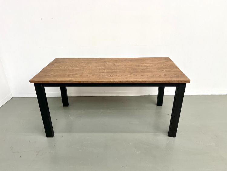 Table à manger années 70 piétement métal