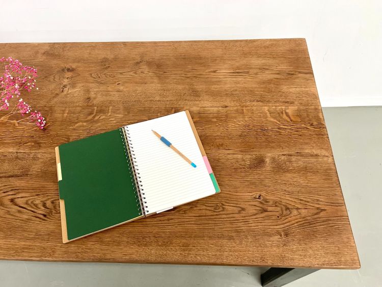 Table à manger années 70 piétement métal
