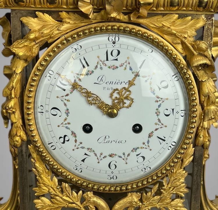 LARGE MANTEL SET BY MAISON DENIERE 1820 / 1901 IN THE LOUIS XVI STYLE