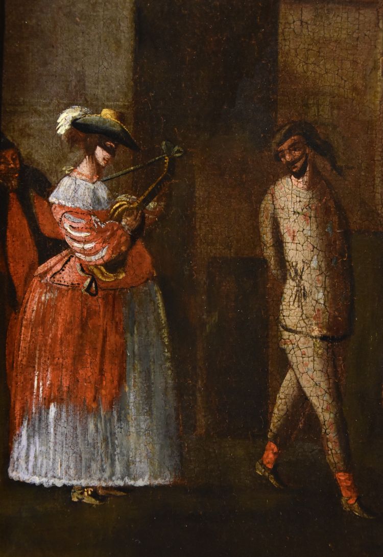Carnevale a Roma in Piazza Colonna, Michelangelo Cerquozzi (Roma 1602 – 1660) bottega
