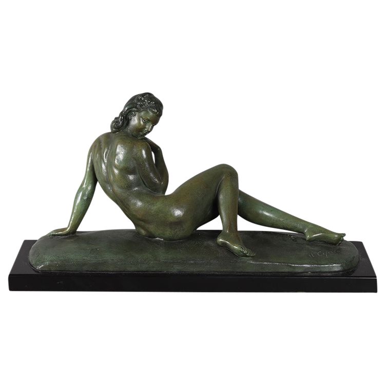 Bronze début XX ème, Ugo CIPRIANI 1887/1960, nue féminin