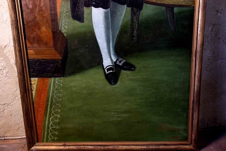 Sehr großes Ganzkörperporträt von Talleyrand, 235 cm