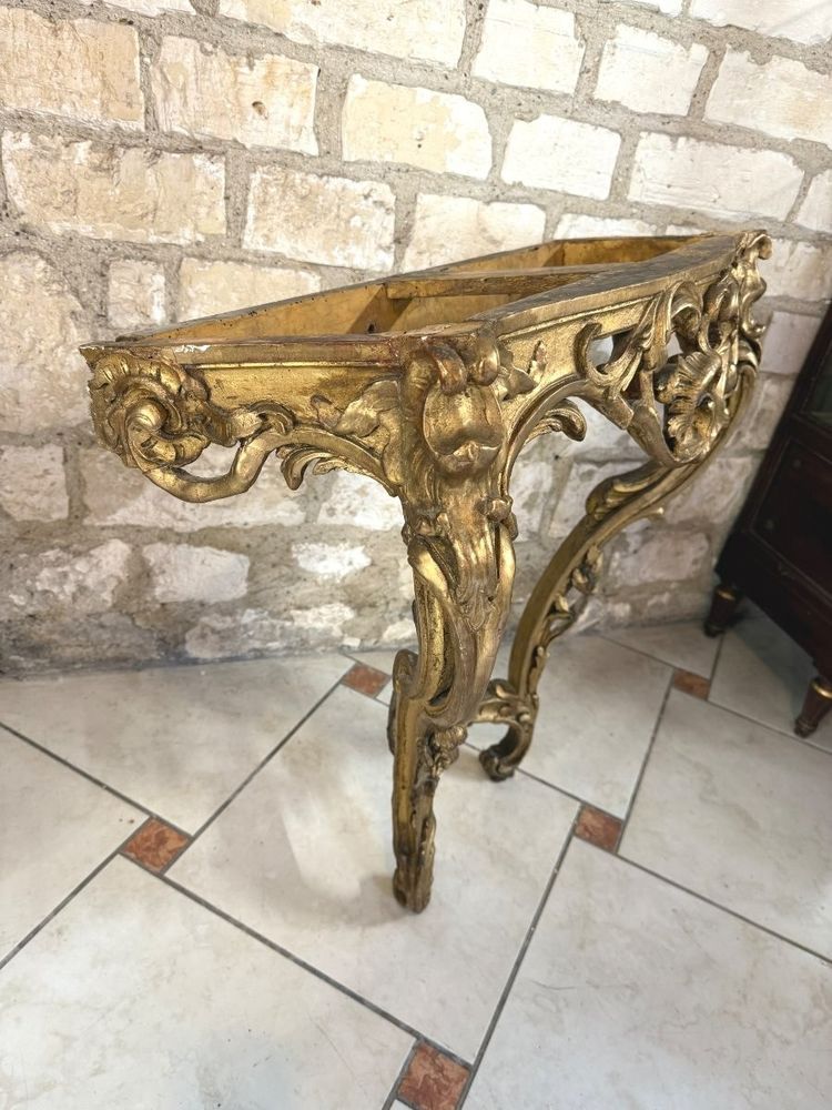 CONSOLE D APPLIQUE EPOQUE LOUIS XV - 18ème