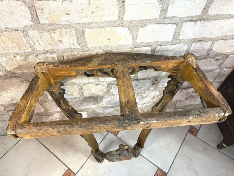 CONSOLE D APPLIQUE EPOQUE LOUIS XV - 18ème