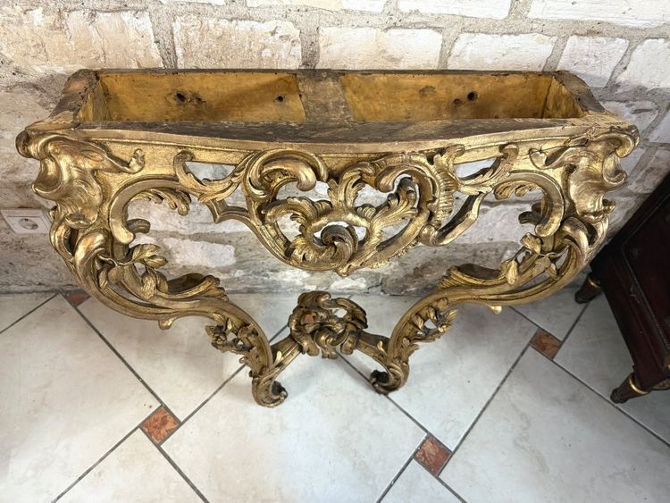 CONSOLE D APPLIQUE EPOQUE LOUIS XV - 18ème