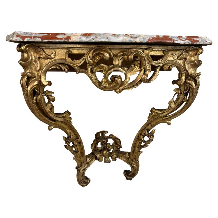 CONSOLE D APPLIQUE EPOQUE LOUIS XV - 18ème