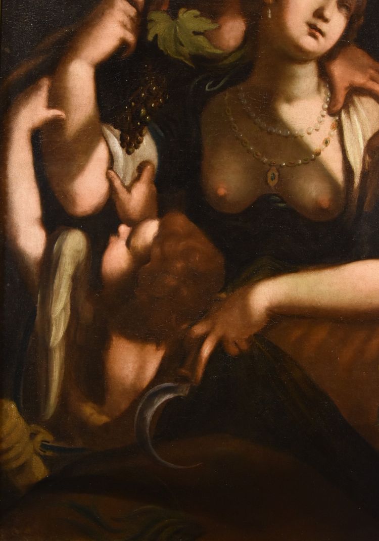 Vénus, Bacchus Et Cérès, Giovanni Battista Paggi (Gênes 1554 - 1627)