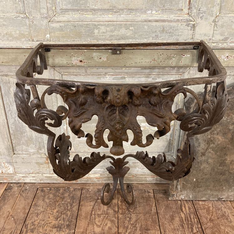 Console en fer forgé XVIII ème