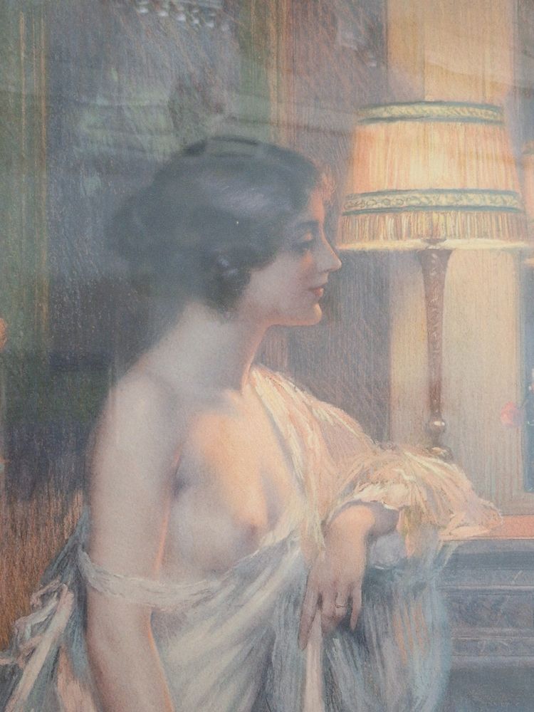 Tableau grand pastelliste ENJOLRAS DELPHIN