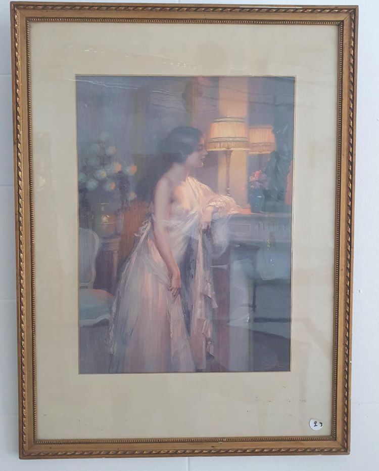 Tableau grand pastelliste ENJOLRAS DELPHIN