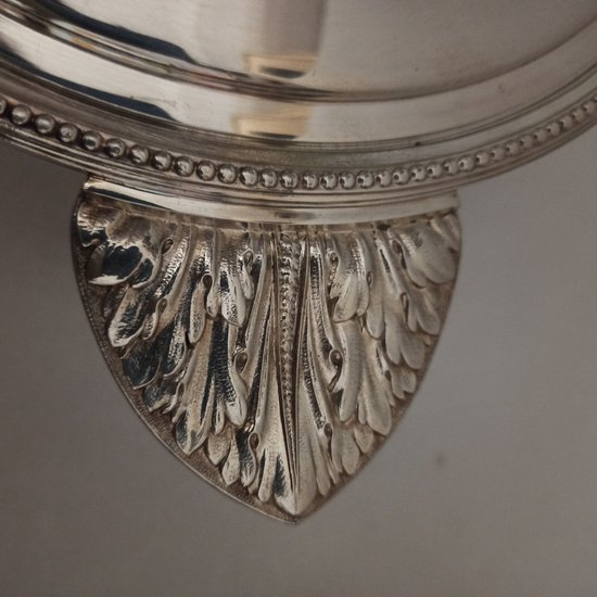 Christofle vegetables in silver plated metal