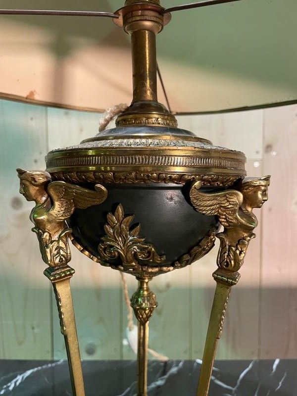 Bronze lamp Empire in Athenian