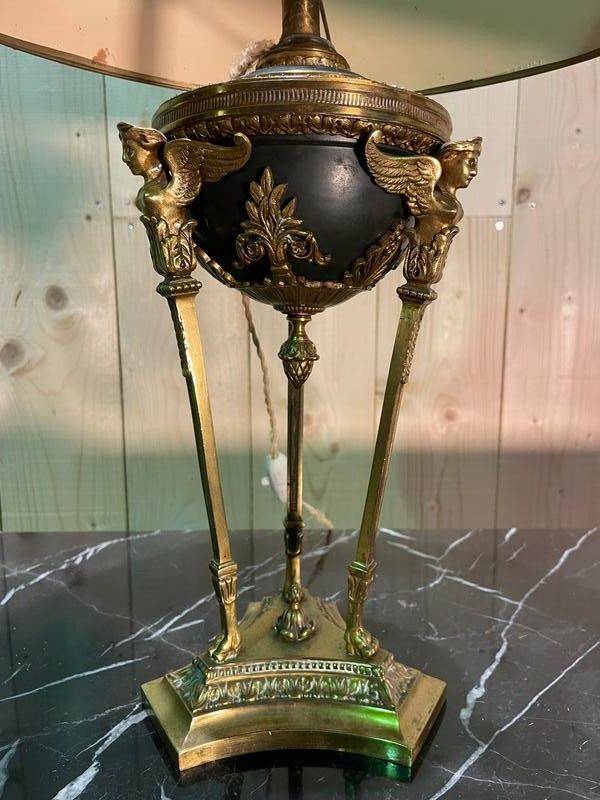 Bronze lamp Empire in Athenian