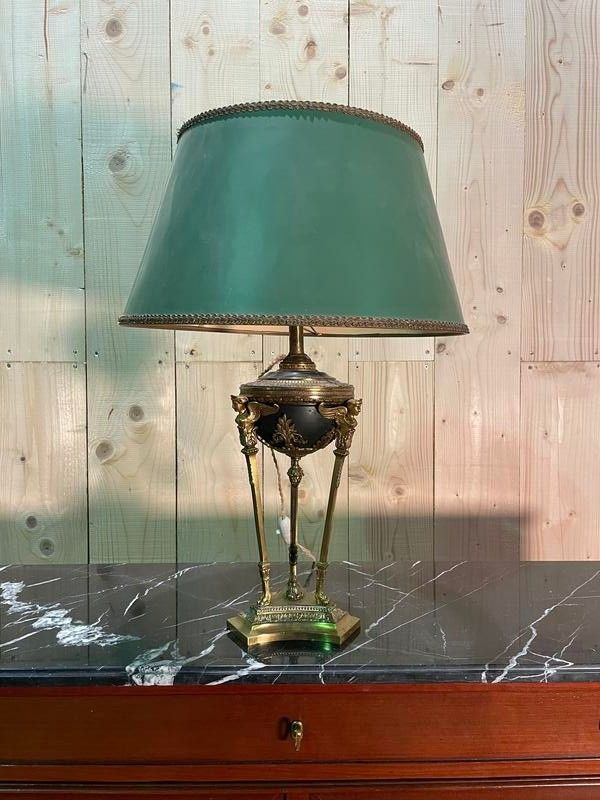 Bronze lamp Empire in Athenian