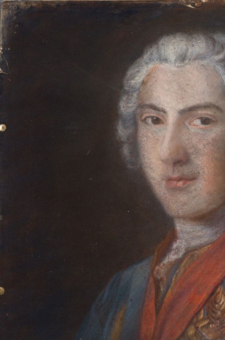 Portrait of Louis Ferdinand de France after M. Quentin de La Tour 18th century