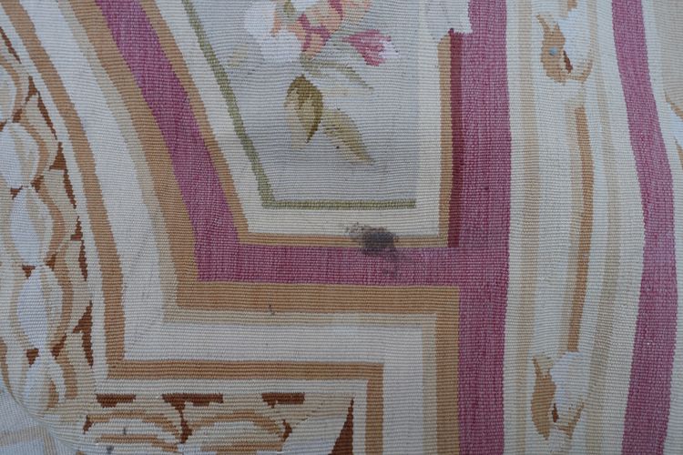 Grande tappeto Aubusson in stile Luigi XVI Napoleone III - 308 cm x 239 cm