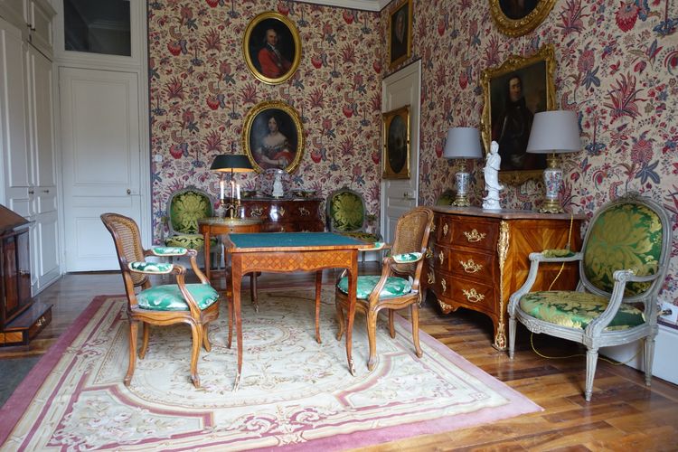 Grande tappeto Aubusson in stile Luigi XVI Napoleone III - 308 cm x 239 cm