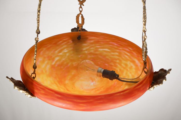 Daum hanging chandelier from the 1900s