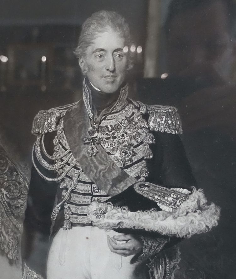 Large royalist engraving: Charles X King of France in 1825 after Lawrence - 86.5cm x 68.5cm