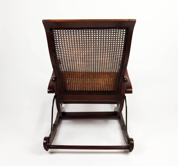 19th century folding rocking chair