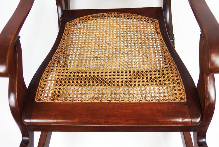19th century folding rocking chair