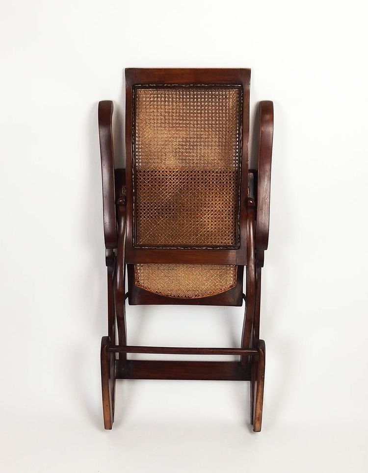 19th century folding rocking chair