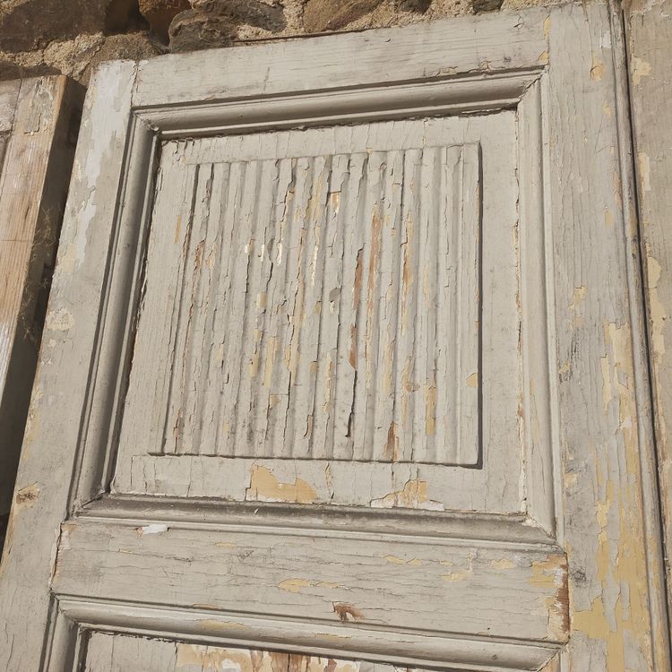 ## VENDU ITALIE TOSCANE ## 3 Paires Ou 6 Portes De Communication Ou Placards Anciens