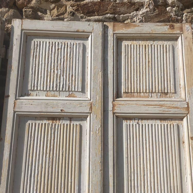 ## VENDU ITALIE TOSCANE ## 3 Paires Ou 6 Portes De Communication Ou Placards Anciens