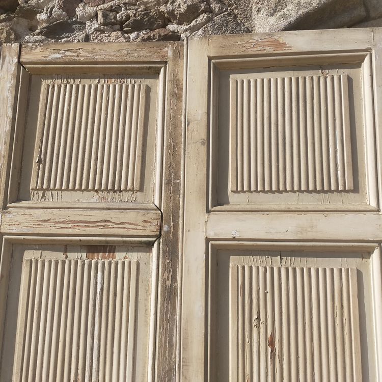 ## VENDU ITALIE TOSCANE ## 3 Paires Ou 6 Portes De Communication Ou Placards Anciens