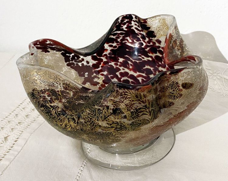 Cup 1900 "Printemps" Japanese decor Clichy St Denis Montjoie cf. Legras