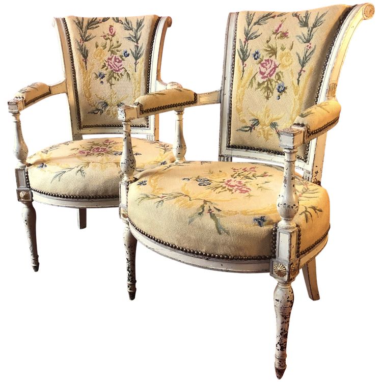 Paire de fauteuils, époque Directoire