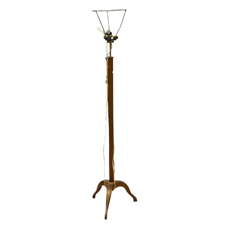 Stehlampe Holz