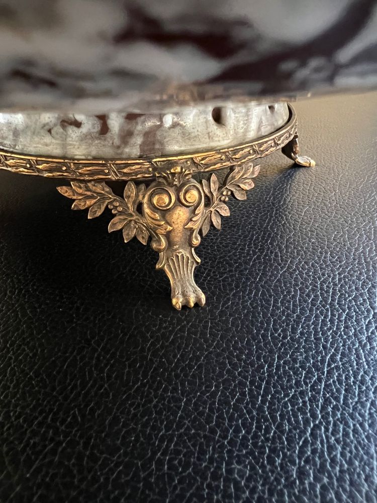 Marbled Ceramic and Gilded Bronze Bowl - Art Nouveau - Late 19th century