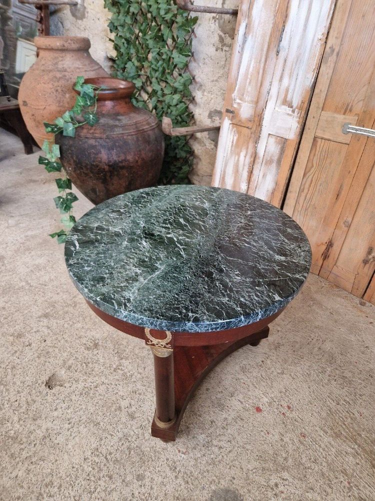 Table Guéridon Française Ancienne De Style Empire